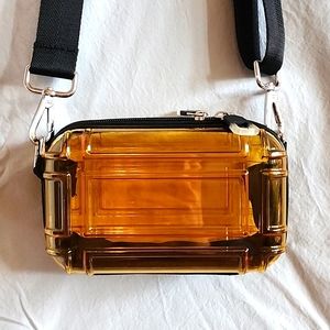 Zara clear yellow crossbody